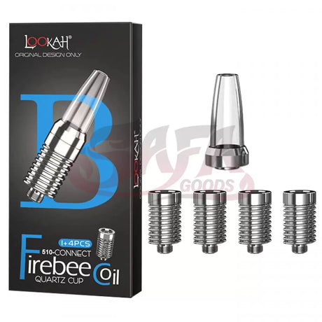 [4PC] Type-B Quartz Cup Coils - Lookah Firebee