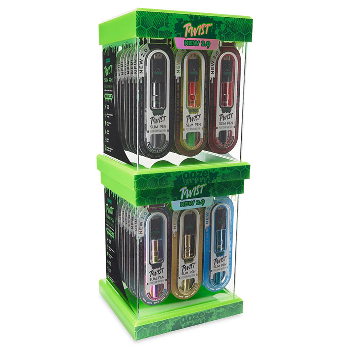 510 Batteries Acrylic Display [48CT] Assorted Colors - Ooze