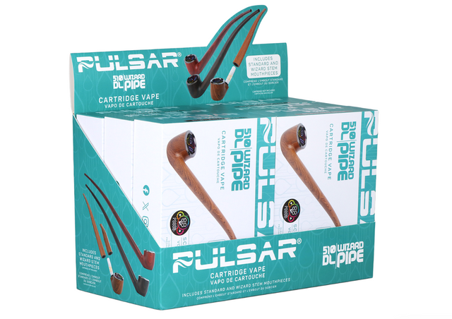510 DL Wizard Pipe Cartridge Vape [6PC] Assorted Colors - Pulsar