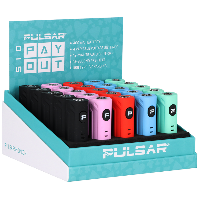 510 Payout VV Battery - 400mAh [25PC] - Pulsar
