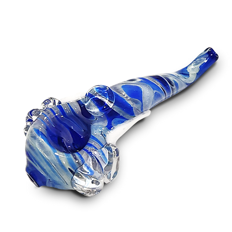 5" Glass Elephant Sherlock Hand Pipe