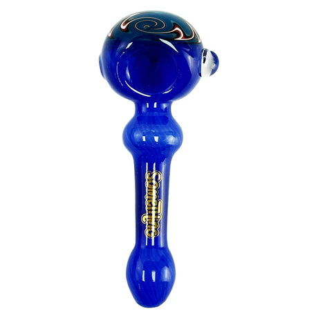 5" Glass Handpipe Solid Printed Design - Something