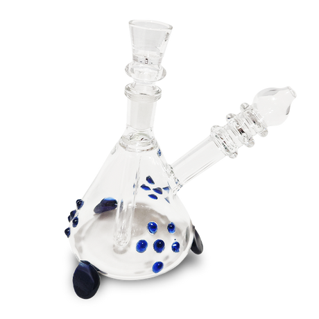 5" Layback Design Glass Water Pipe