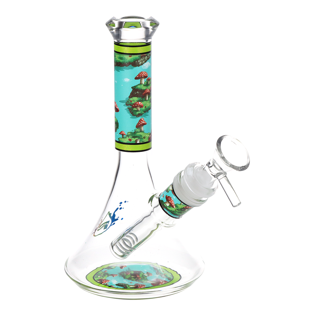 6.75" Design Series Flared Beaker Glass Water Pipe - Pulsar