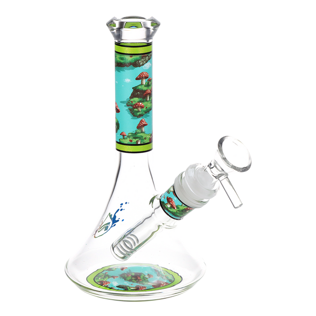 6.75" Design Series Flared Beaker Glass Water Pipe - Pulsar
