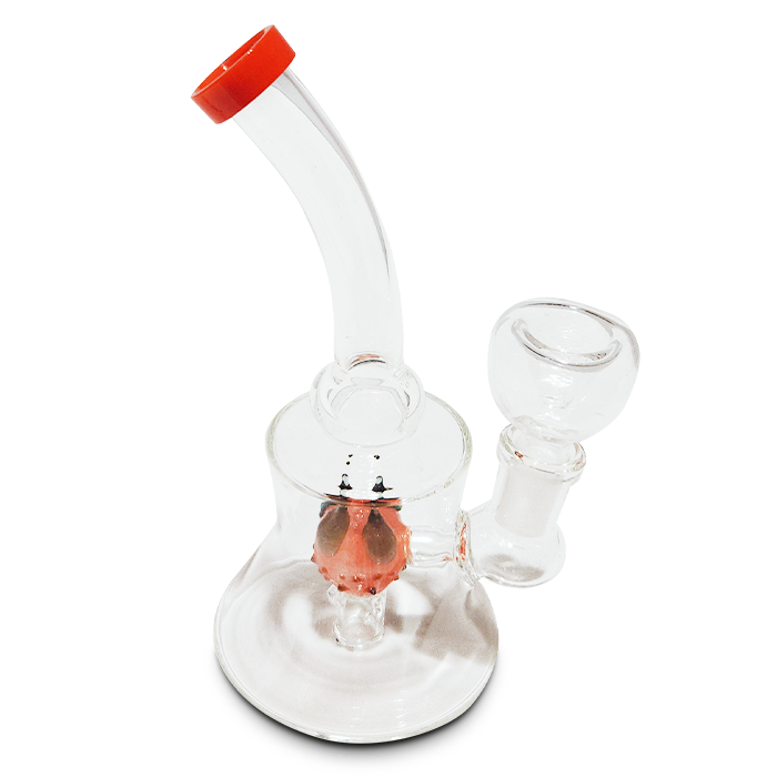 6" Glass Showerhead Water Pipe