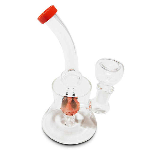 6" Glass Showerhead Water Pipe