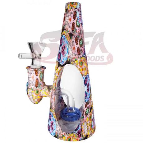 6 Inch Silicone Rig with 4mm Quartz Banger