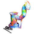 6" Silicone Dab Rig with Nail – Assorted Colors & Designs