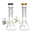 7.5" Mini Fractal Beaker Glass Water Pipe – 1PC – Assorted Colors