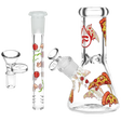 7.75" Pizza Design Series Beaker Water Pipe 14mm F – Pulsar