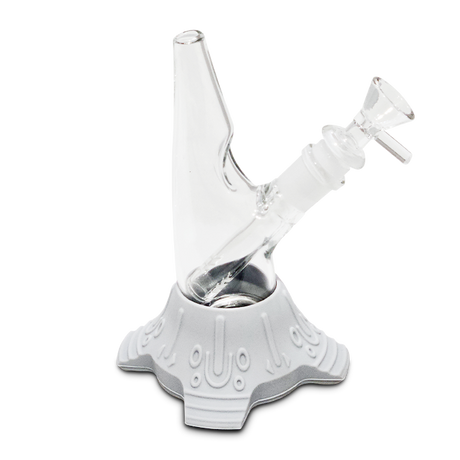 7" Small LED Rocket Glass Water Pipe