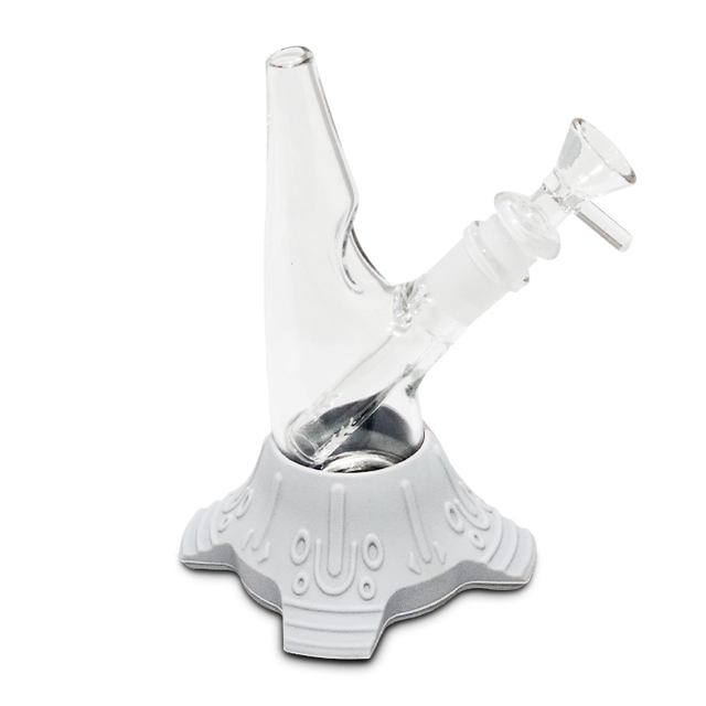 7" Small LED Rocket Glass Water Pipe