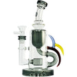 7" Tri Horn Glass Water Pipe – Something Glass