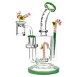 8.25" Candy Cane Dab Rig Set – Holidaze Series - Pulsar