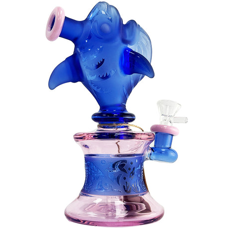 8.5" Shark Design Glass Water Pipe – Something Glass