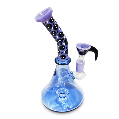 8 Inch Banger Hanger Perc – Assorted Colors Glass Water Pipe