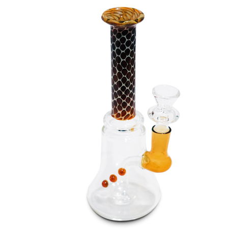8 Inch Glass Water Pipe with Honeycomb Percolator