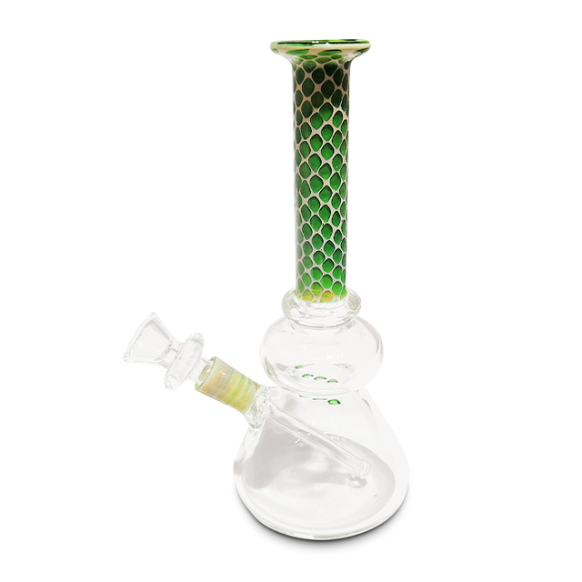 8 Inch Honeycomb Beaker Glass Water Pipe