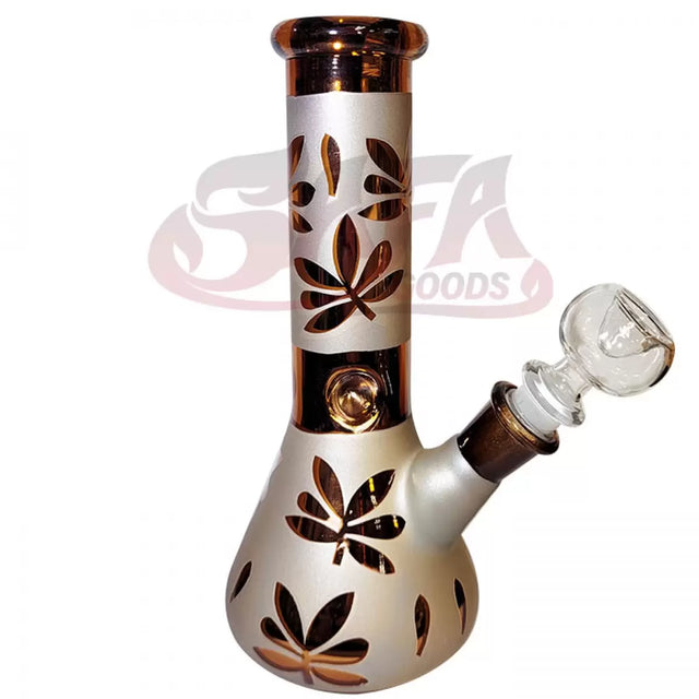 8" Leaf Design Water Pipe