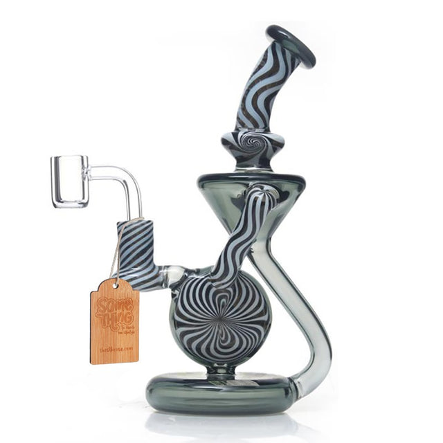 8" Recycler Oil Rig Glass Water Pipe – Something Glass