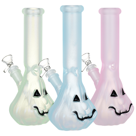 9.25” Glow in the Dark Jack-O-Lantern Glass Bong – 14mm F