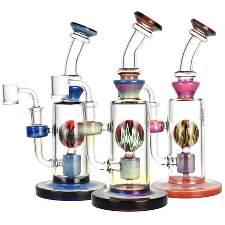 9.5” Jupiter Atmosphere Dab Rig 14mm F – Assorted Colors – Pulsar