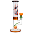 9.75" Anime Halloween Straight Tube Glass Water Pipe 14mm F - Pulsar