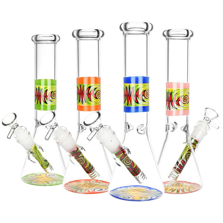 9.75 Inch Vacillating Vibe Beaker Bong – Assorted Colors
