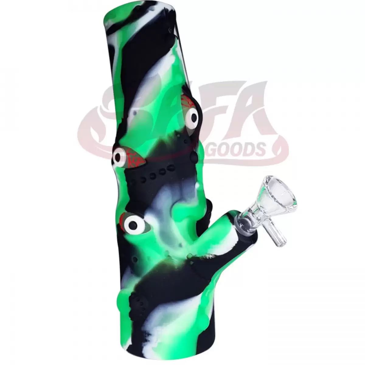 9 Inch Silicone Alien Theme Water Pipes – Assorted Colors