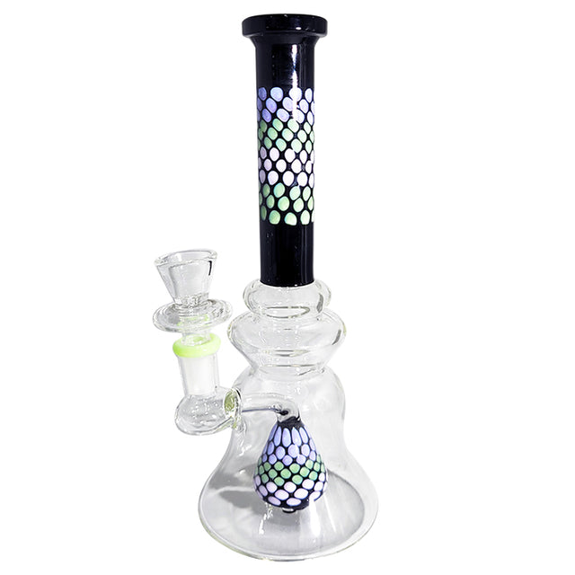 9 Inch Water Pipe Colorful Dots