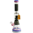 9" Tornado Design Glass Water Pipe – Triangle Fab – Something Glass