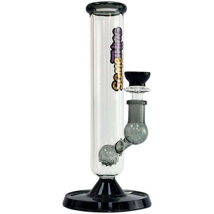 9" W Ball Perc - Something Glass Waterpipe