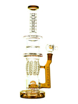 Amber 12" Tsunami Shower Head Grenade Turbine Water Pipe