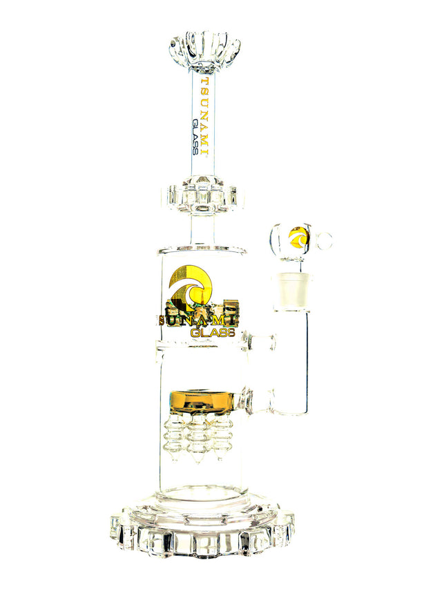 Amber 14" Tsunami Gear Base Electric Shower Head Water Pipe