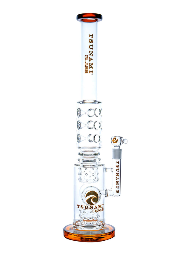 Amber 22" Tsunami Double Drum Donut tube Water Pipe