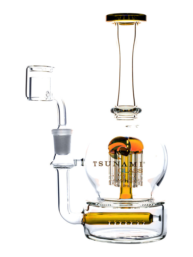Amber 8" Tsunami Concentrate Rig Inline Tree WP
