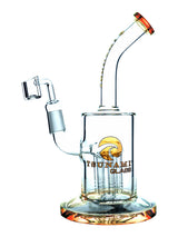 Amber 9" Tsunami Concentrate Rig – Tree Perc Water Pipe