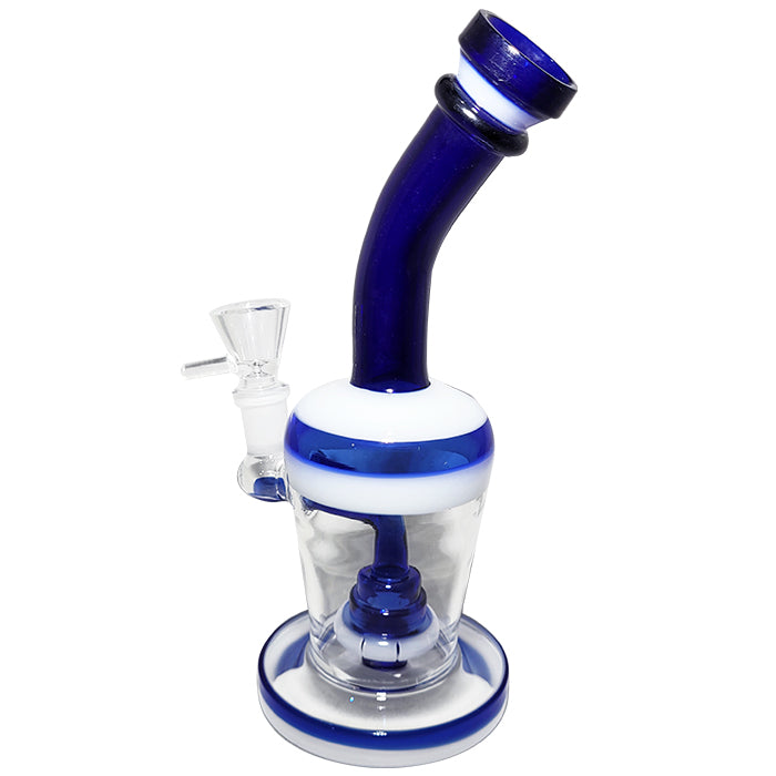 Angled Percolator Downstem Glass Water Pipe