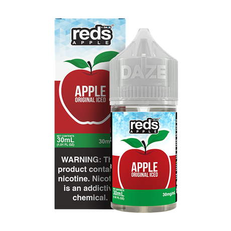 Apple Ice Salt Nic E-Liquid 30ML - Reds Apple