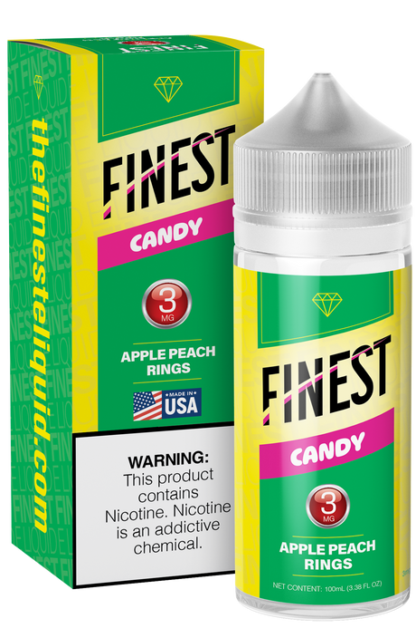 Apple Peach Rings Freebase E-Liquid Candy Edition 100ML - The Finest