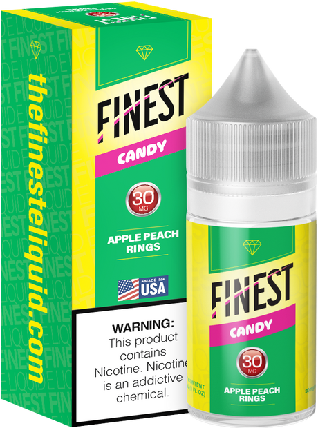 Apple Peach Rings Salt Nic E-Liquid Candy Edition 30ML - The Finest