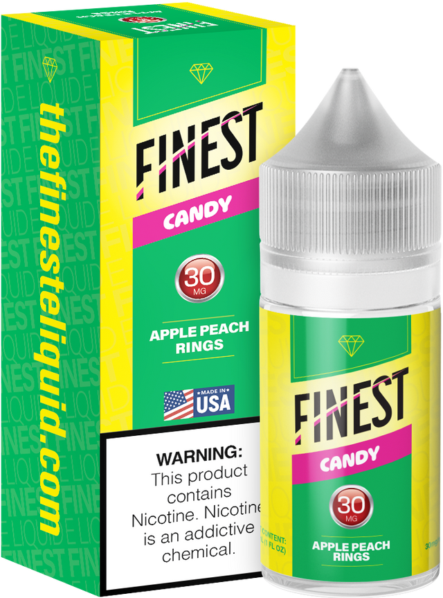 Apple Peach Rings Salt Nic E-Liquid Candy Edition 30ML - The Finest