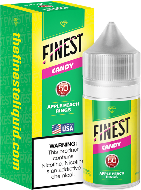Apple Peach Rings Salt Nic E-Liquid Candy Edition 30ML - The Finest