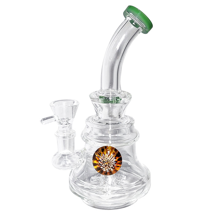 Banger Angled Design - Glass Water Pipe