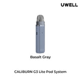 Basalt Gray Caliburn G3 Lite Pod System - Uwell