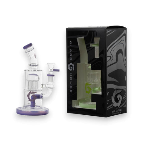 Bent Neck w Single Perc - Glass House