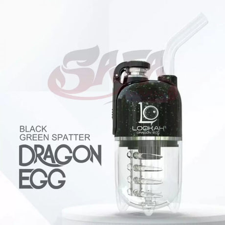 Black-Green Spatter Dragon Egg Splatter Edition -Lookah