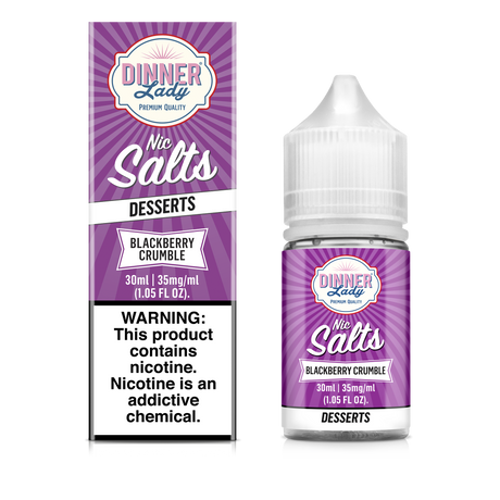 Blackberry Crumble Salt Nic E-Liquid 30ML - Dinner Lady
