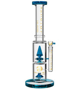 Blue 15" Tsunami UFO Pyramid Sprinkler Water Pipe